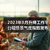 2023年8月升降工作平台租赁景气度指数发布（图2）
