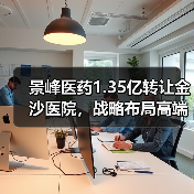 景峰医药1.35亿转让金沙医院，战略布局高端仿制药有何深意？（图3）